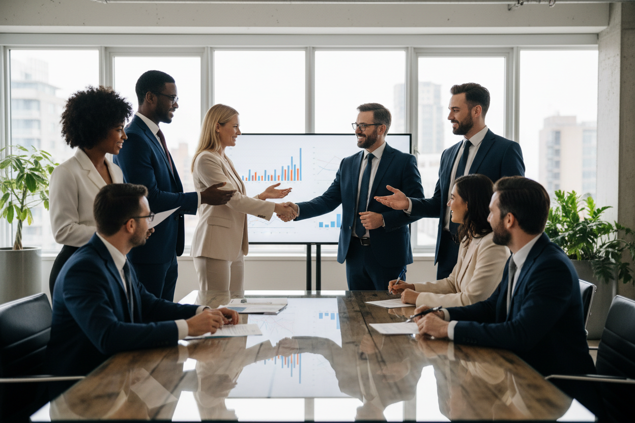 sales leadership with one black person